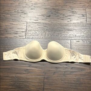 Wacoal Cream Strapless Bra with Molded Cups and Underwire